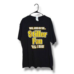 Delta Pro Weight Pittsburgh Steelers Stiller Fan Til I Die Black Mens T-Shirt XL
